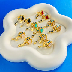 GEMSTONE GLIMMER HOOPS