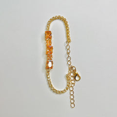 AMBER BLOCK BRACELET