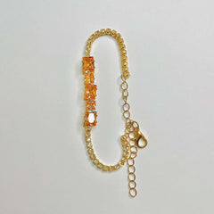 AMBER BLOCK BRACELET