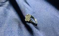 SILVER PETAL RING