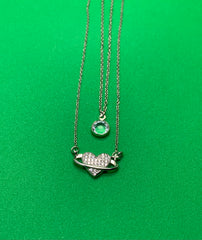 ORBIT HEART NECKLACE
