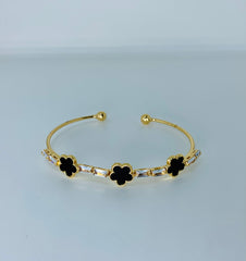 Clover Icon Bangle