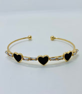 Ebony Heart Bangle