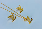 LV LOCKET SET