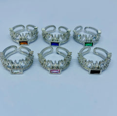 GEOMETRIC PRISM RING