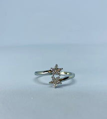 TWIN STAR RING