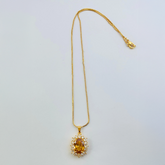 SAPPHIRE CROWN NECKLACE