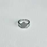 SILVER PETAL RING