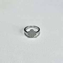 SILVER PETAL RING