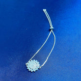 SILVER SUNBURST BRACELET