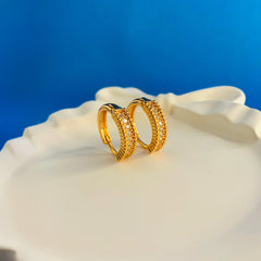 SPARKLING CASCADE HOOPS