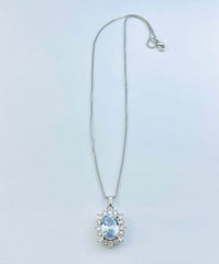 SAPPHIRE CROWN NECKLACE