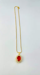 SAPPHIRE CROWN NECKLACE