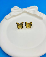 GOLDEN STAINLESS DROPS (3- pairs)