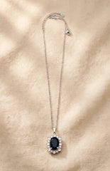 SAPPHIRE CROWN NECKLACE