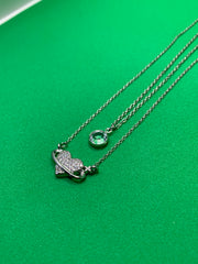ORBIT HEART NECKLACE