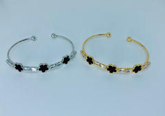 Clover Icon Bangle