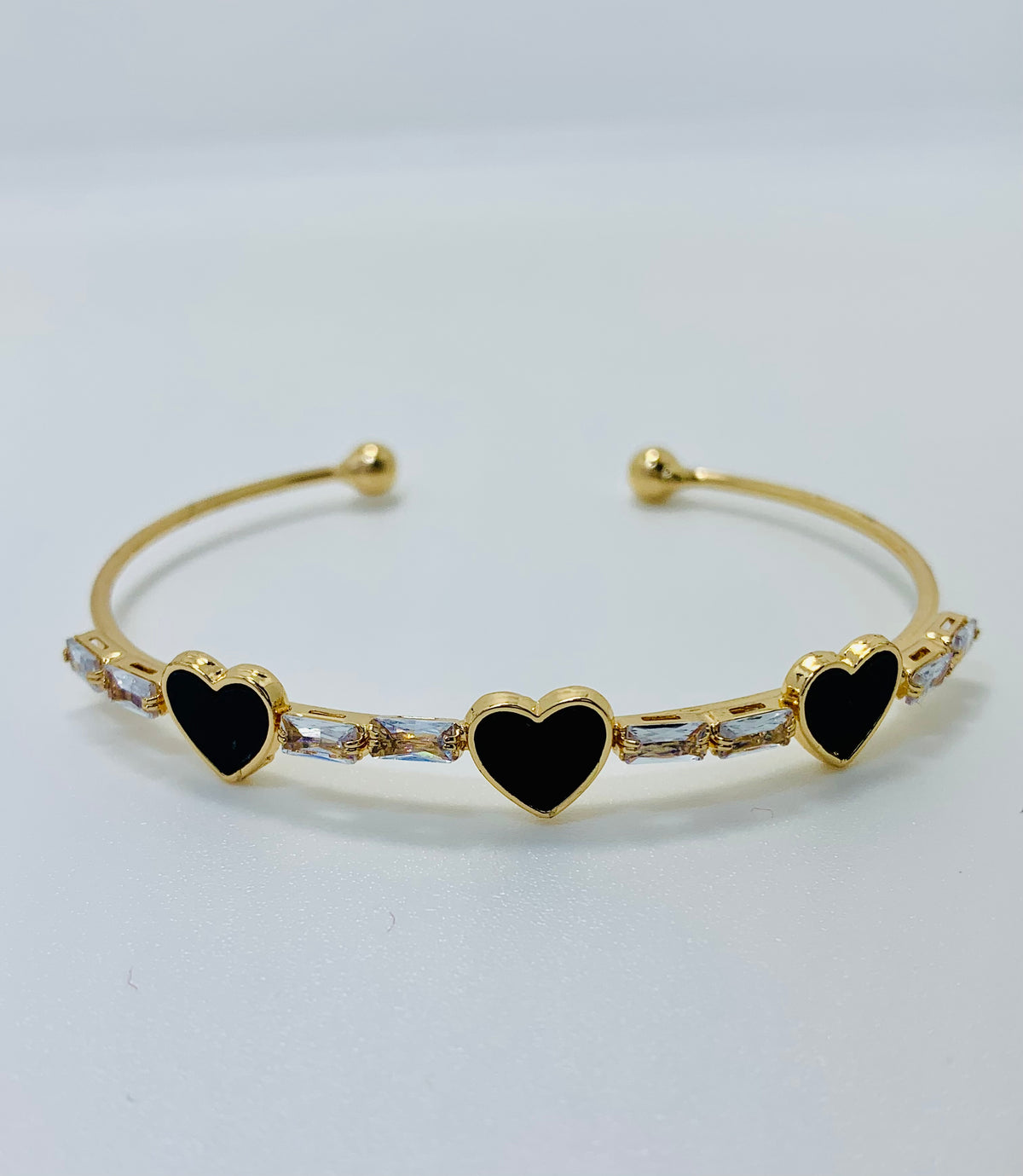 Ebony Heart Bangle