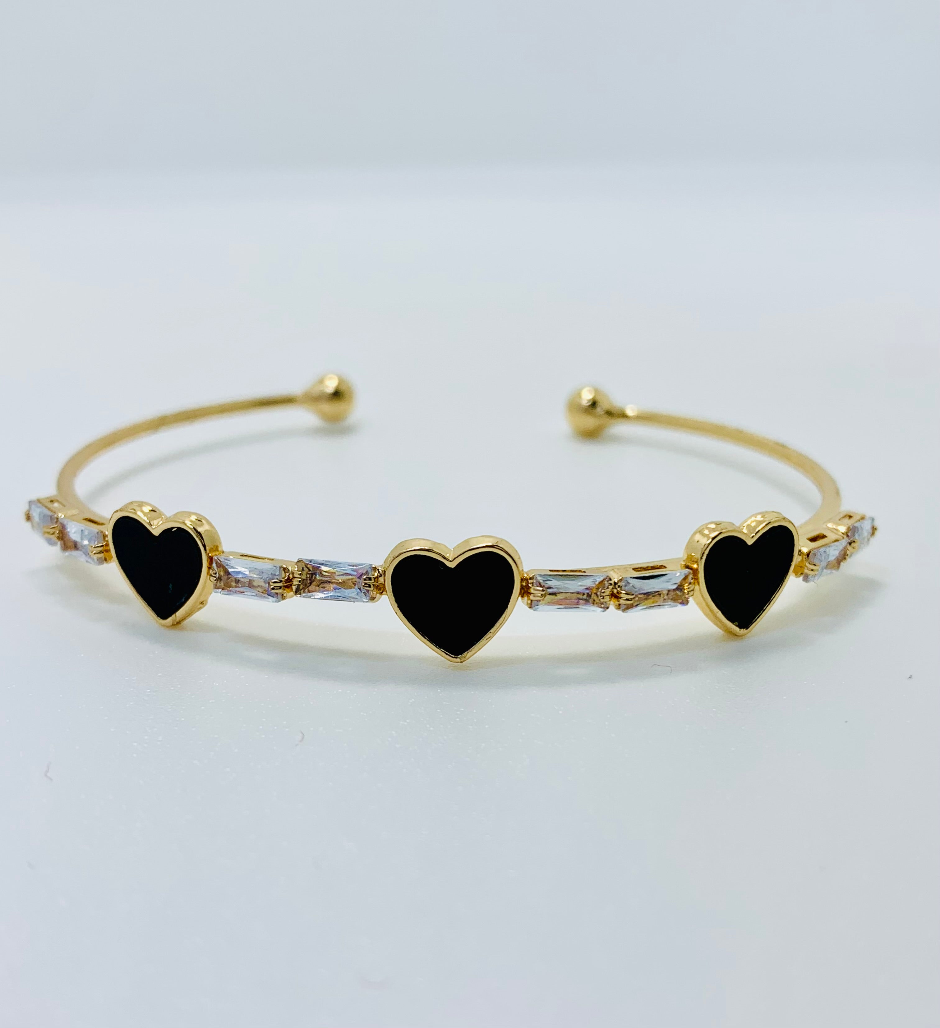 Ebony Heart Bangle