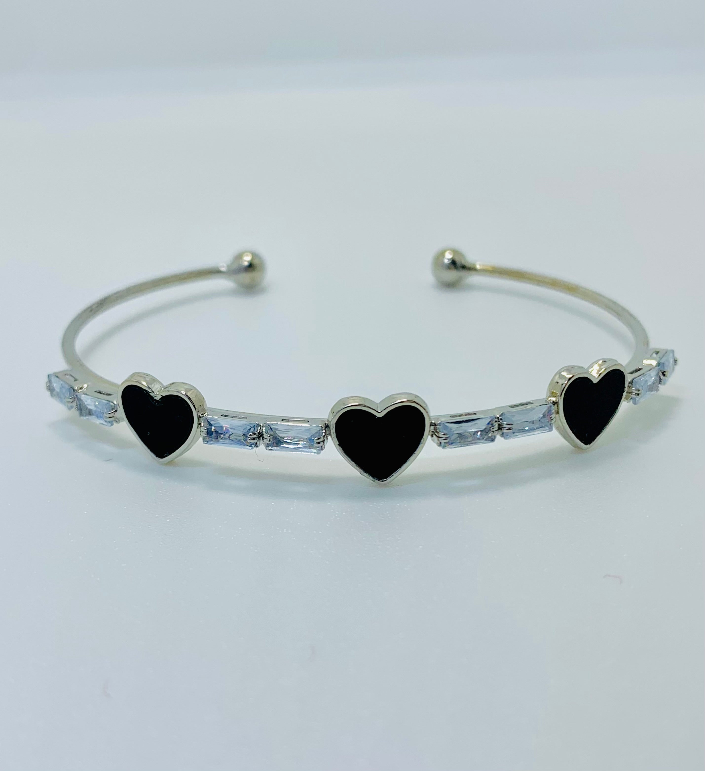Ebony Heart Bangle