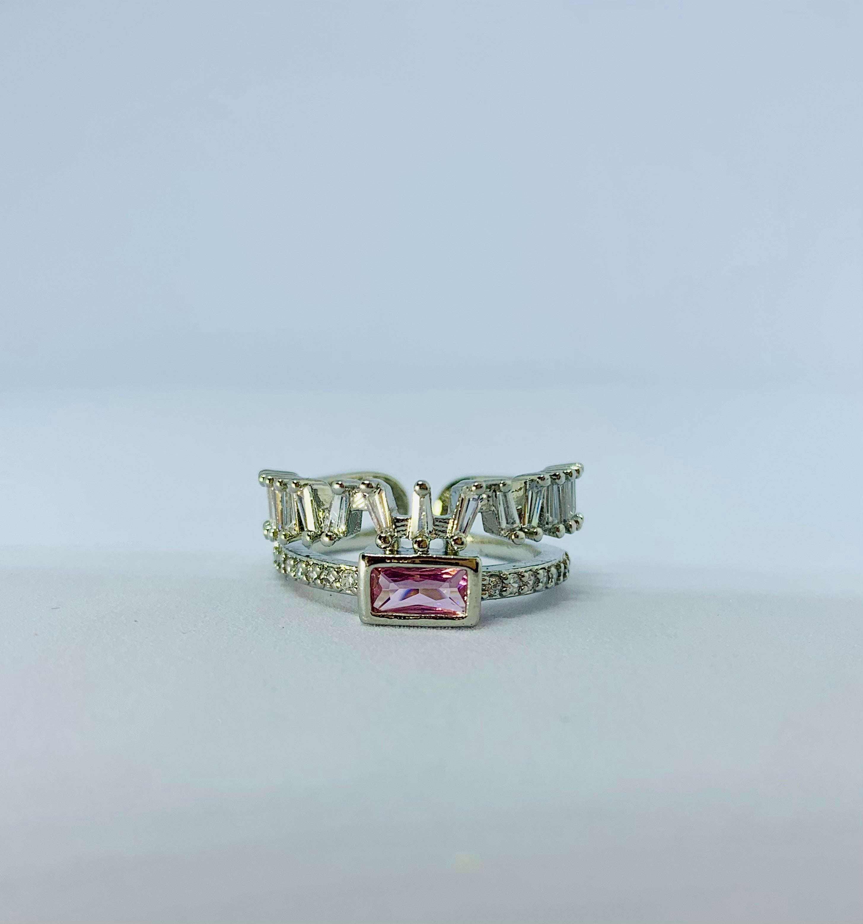 GEOMETRIC PRISM RING