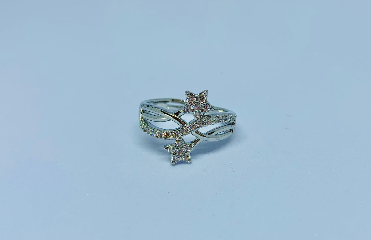 DOUBLE STAR RING