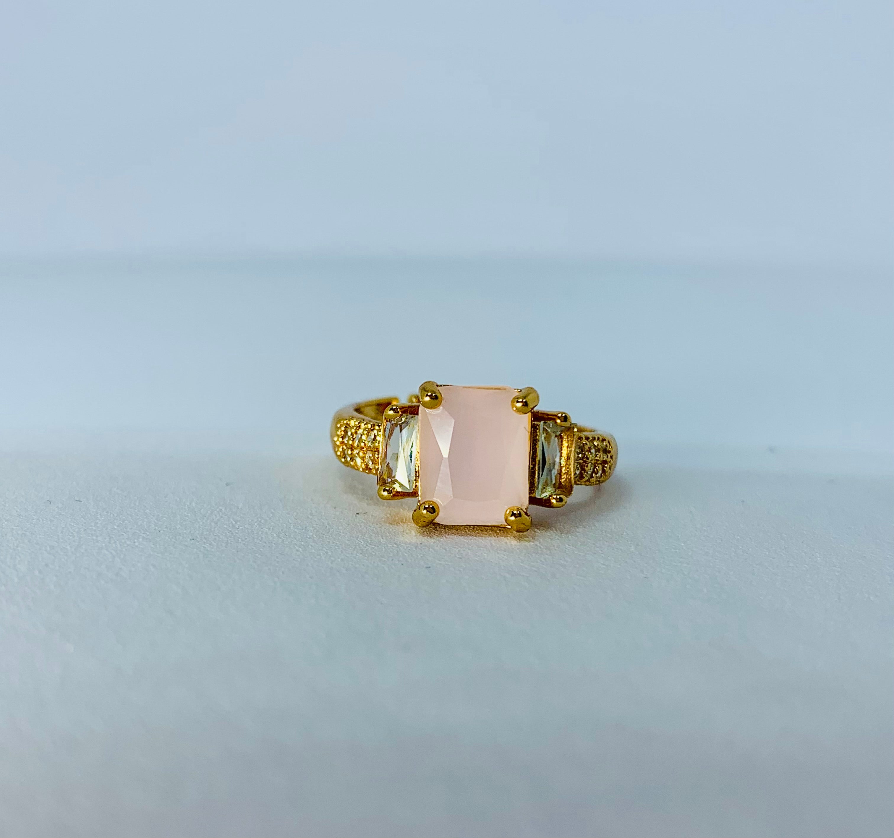 RECTANGLE STONE RING