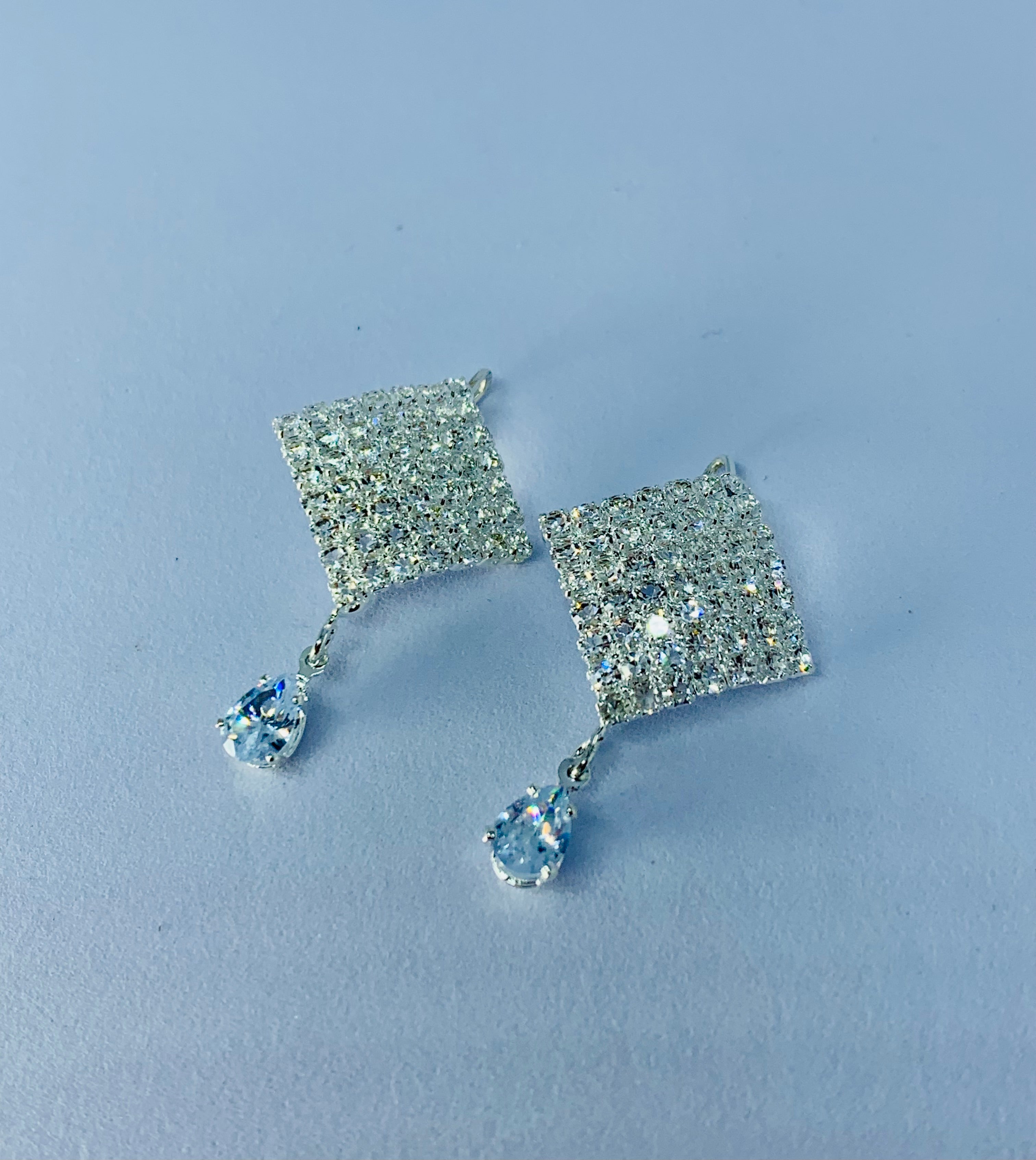 CRYSTAL PAVE EARRINGS