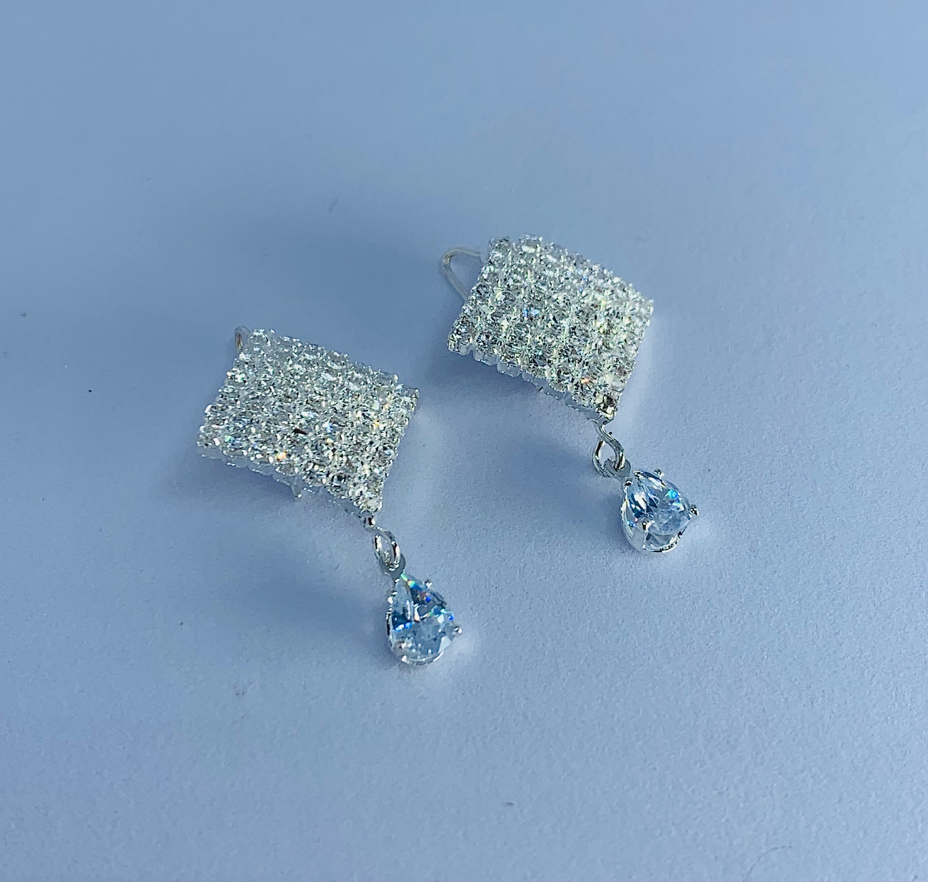 CRYSTAL PAVE EARRINGS