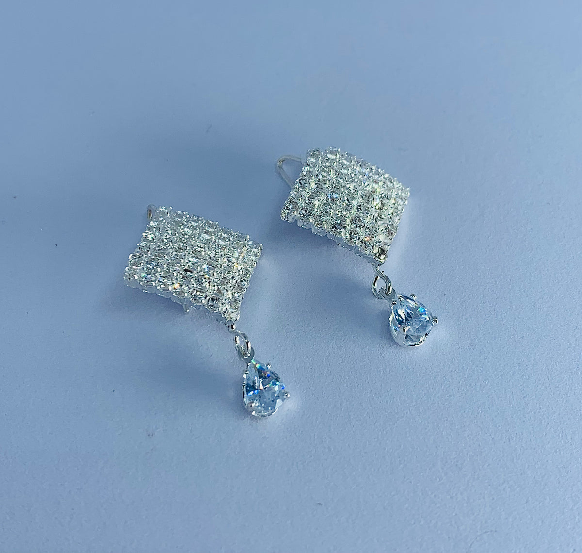 CRYSTAL PAVE EARRINGS