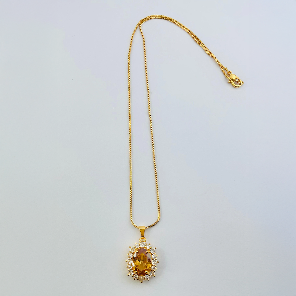 SAPPHIRE CROWN NECKLACE