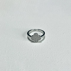 SILVER PETAL RING