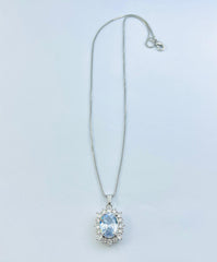 SAPPHIRE CROWN NECKLACE