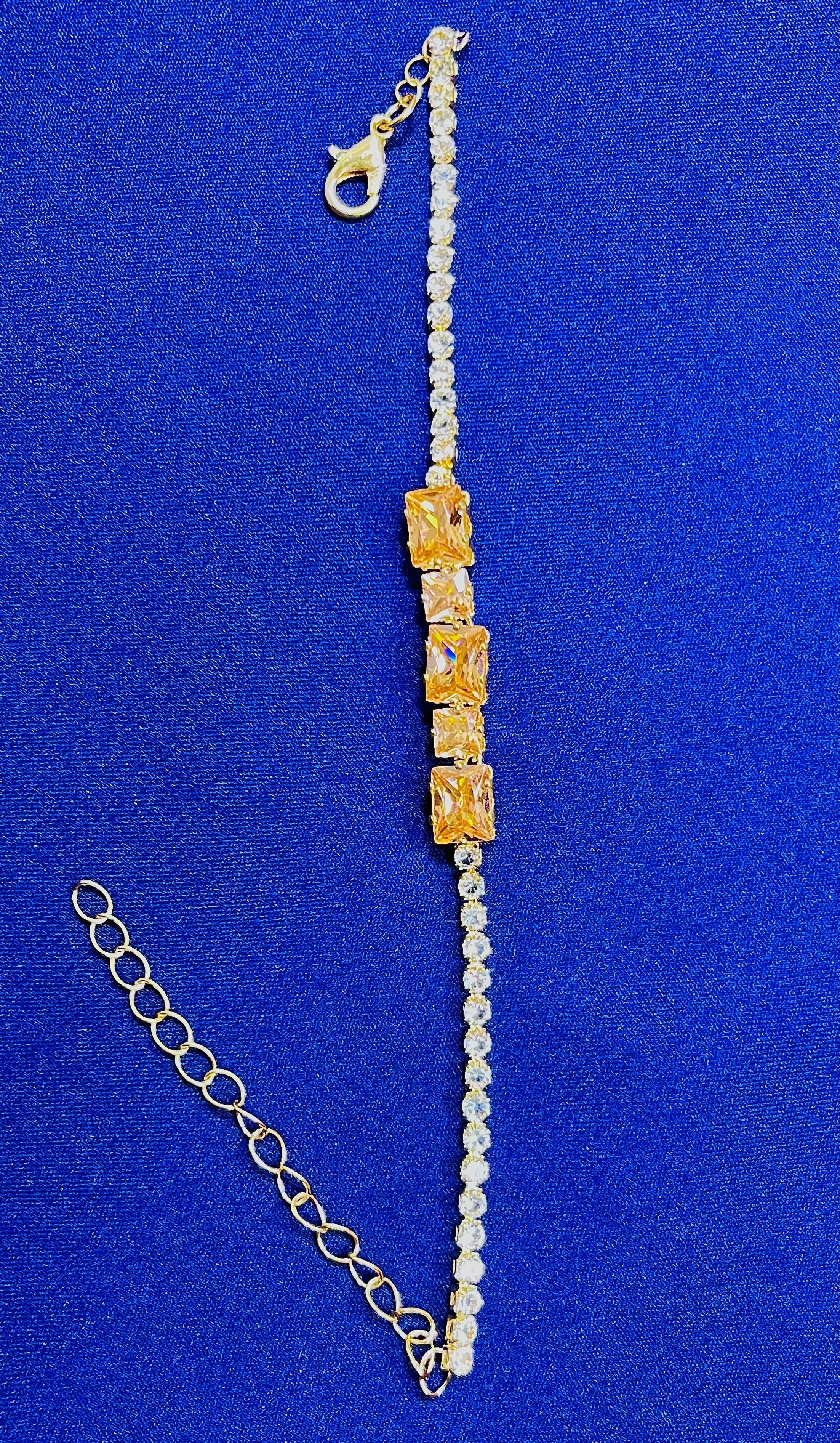 AMBER BLOCK BRACELET