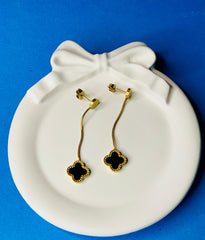 GOLDEN STAINLESS DROPS (3- pairs)